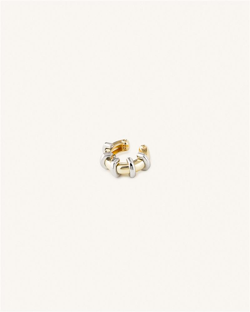 Σκουλαρίκι Ear Cuff Χρυσό Sterling Sliver 925