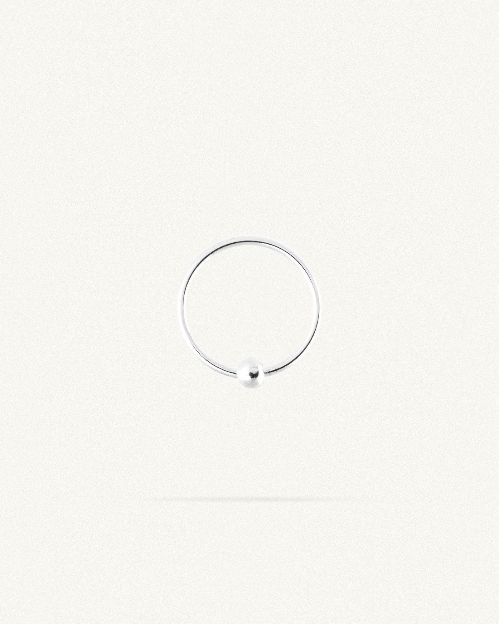 Σκουλαρίκι Μύτης Silver 925 Basic 2 Hoop