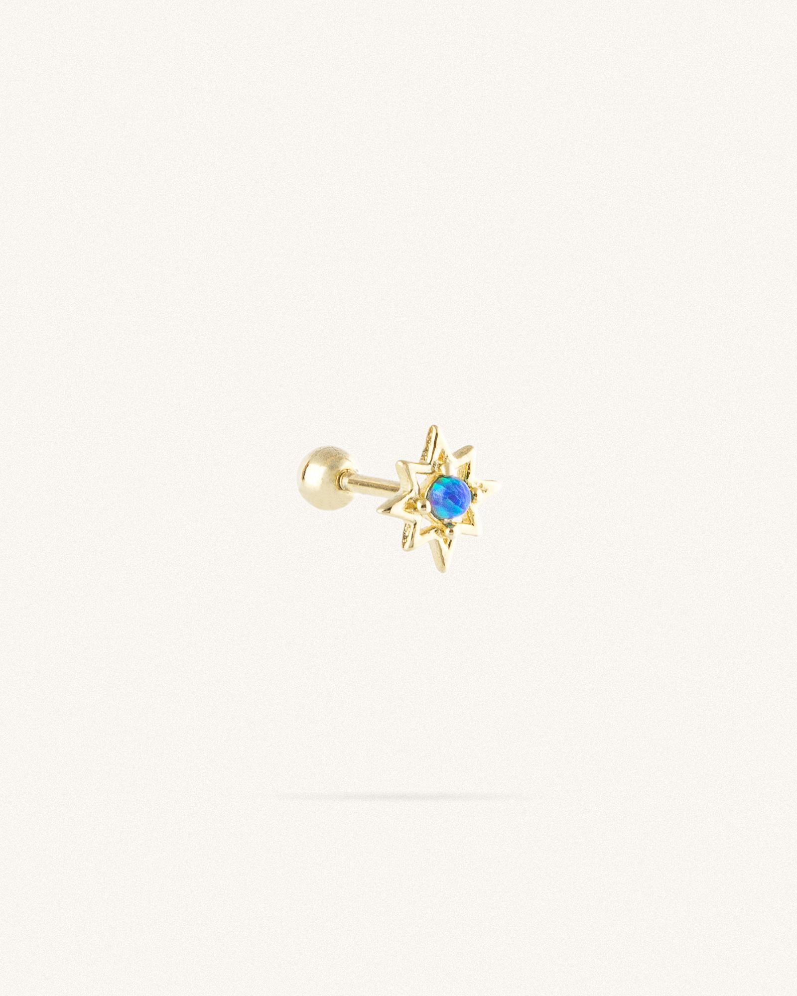 Σκουλαρίκι Καρφωτό Sterling Silver 925 Stary