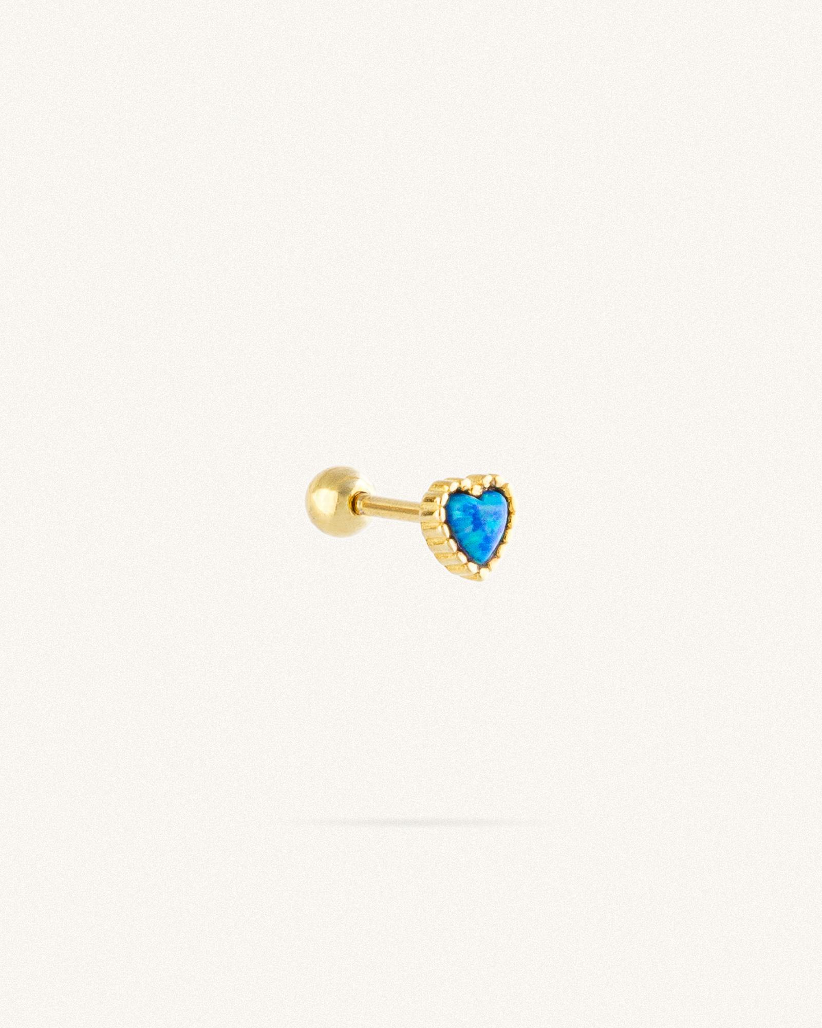 Σκουλαρίκι Καρφωτό Sterling Silver 925 Light Heart