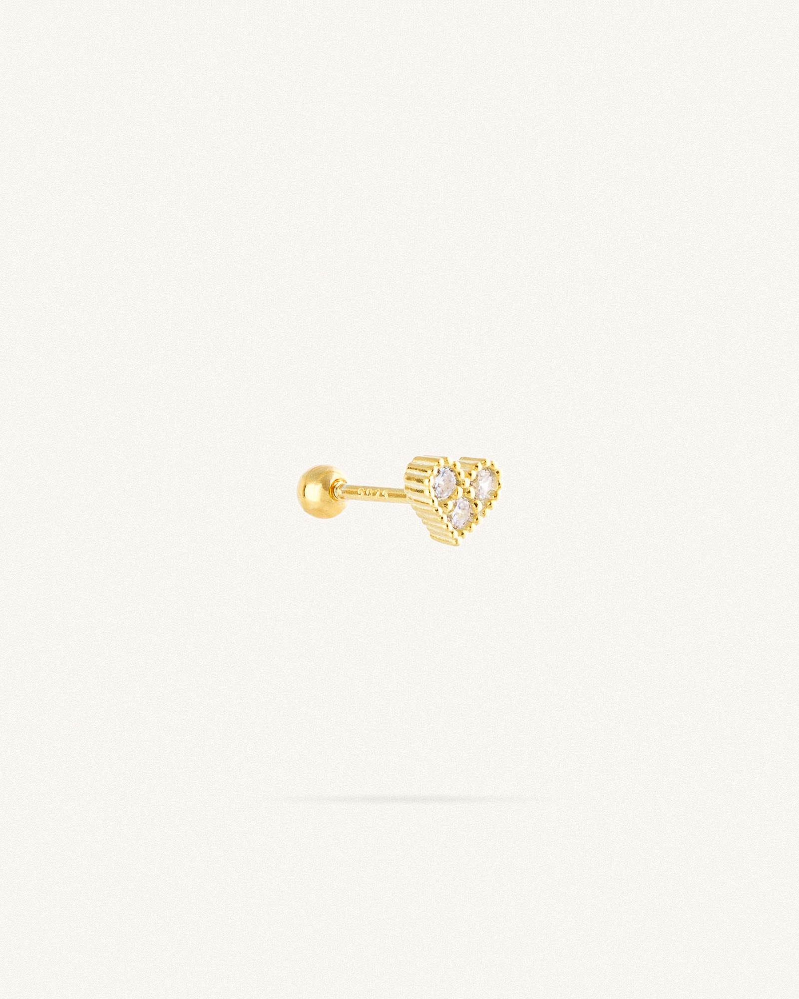 Σκουλαρίκι Καρφωτό Sterling Silver 925 Chara