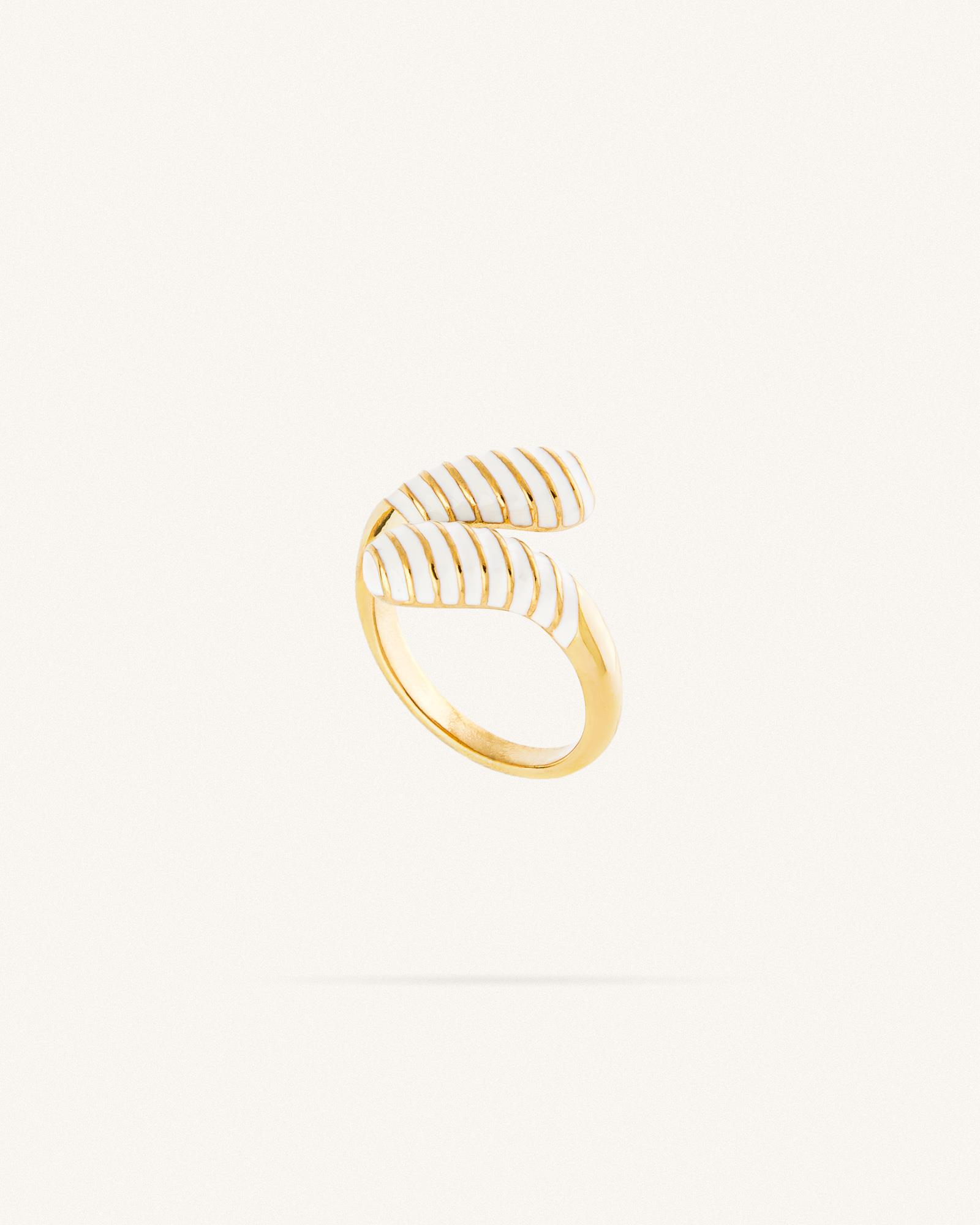 Δαχτυλίδι Ribbed Ema