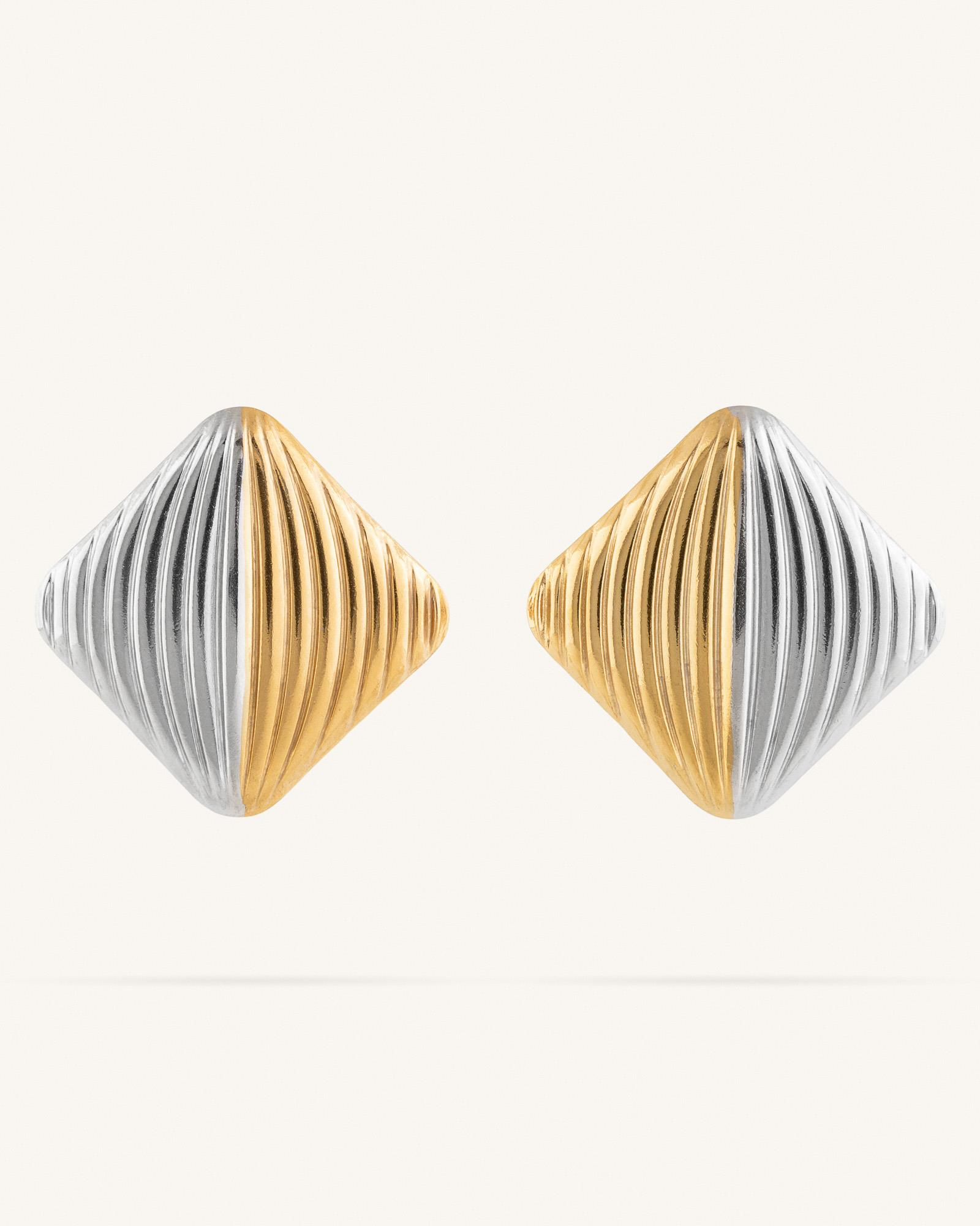 Σκουλαρίκια Καρφωτά Wave