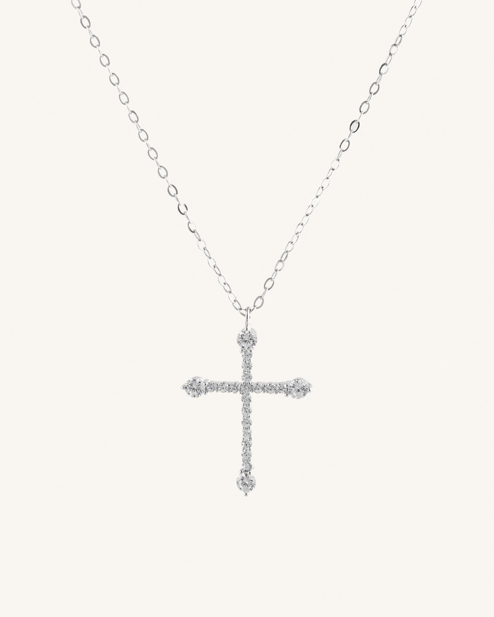 Κολιέ Σταυρός Sterling Silver Sky