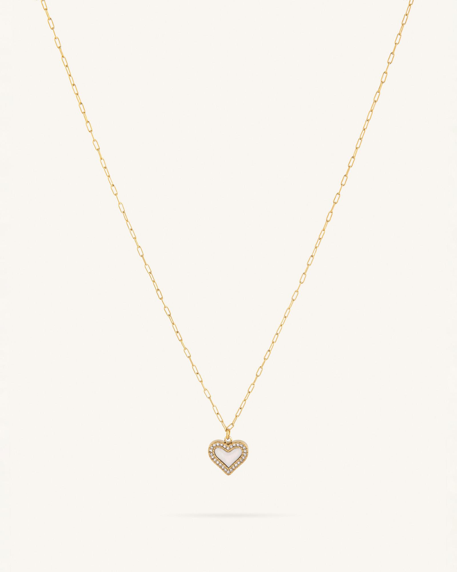 Κολιέ Με Καρδιά Και Ζιργκόν Shimmering Heart