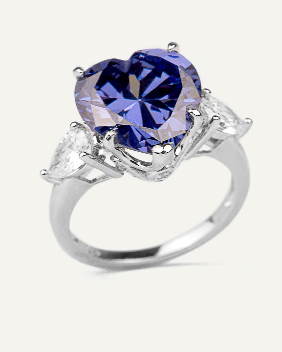 Δαχτυλίδι Sterling Silver 925 Μπλε Shajar