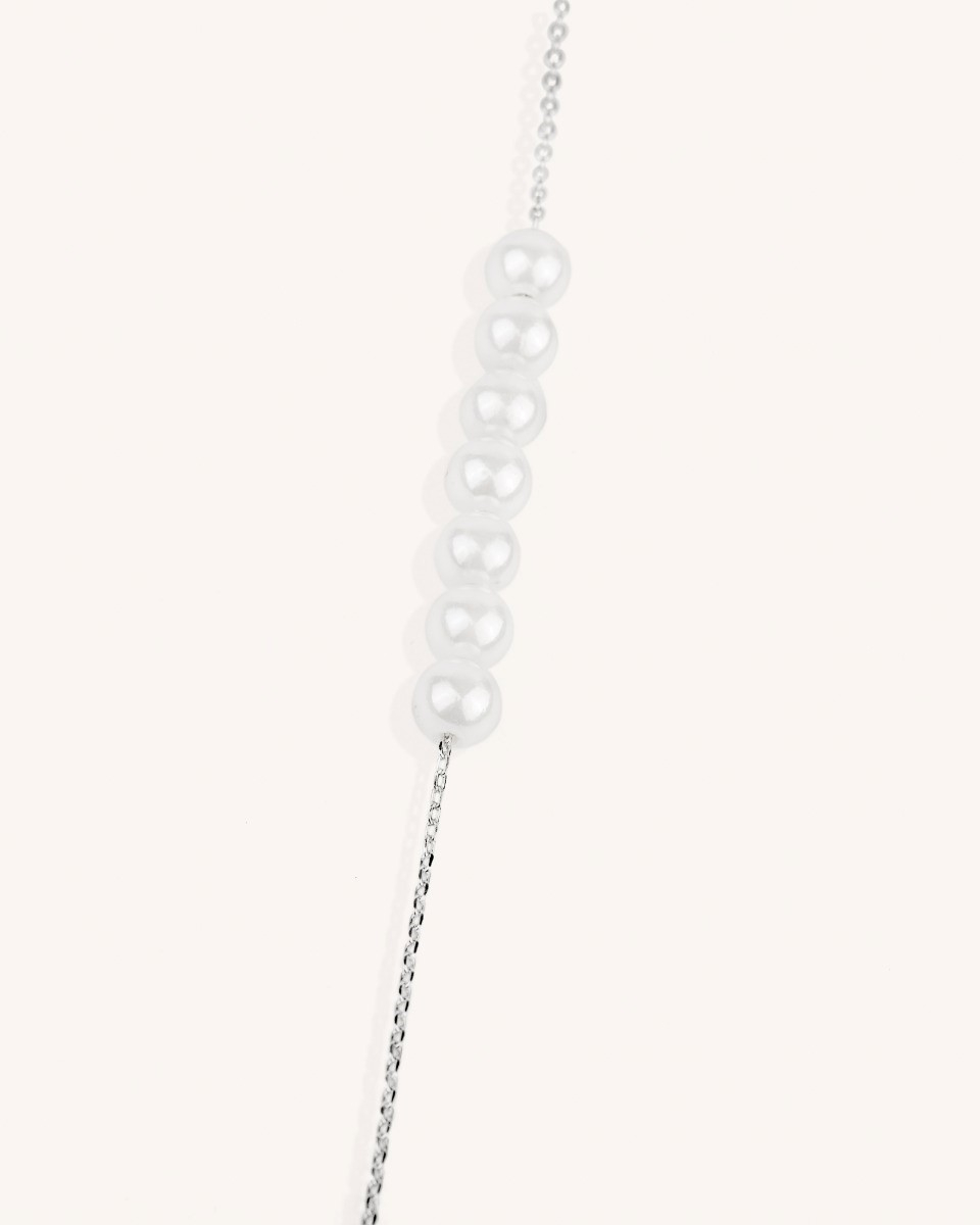 Βραχιόλι Sterling Silver 925 Single Pearls Love