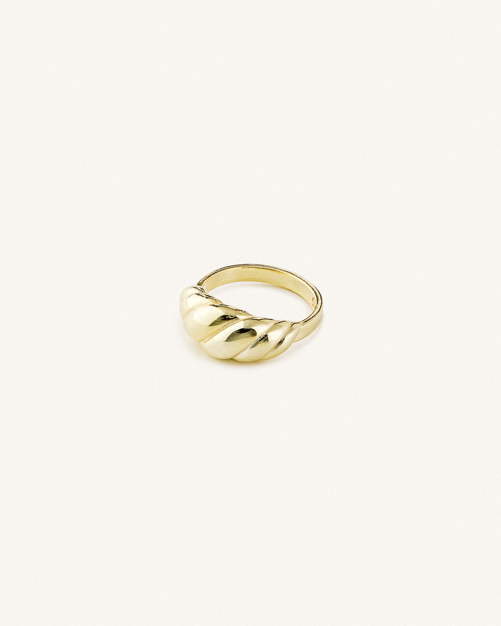 Δαχτυλίδι Χρυσό Sterling Silver 925 Carton Croissant