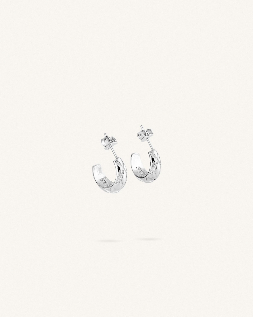 Σκουλαρίκια Κρίκοι Sterling Silver 925 Jo