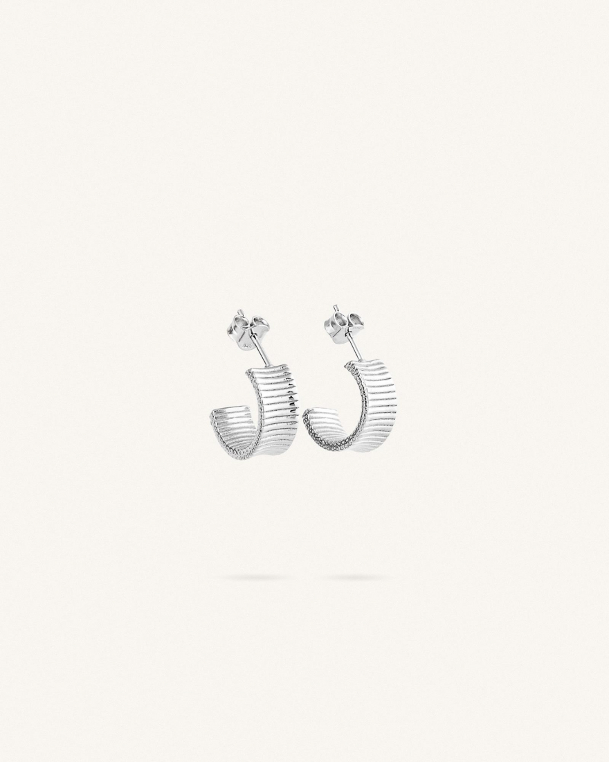 Σκουλαρίκια Κρίκοι Sterling Silver 925 Drew
