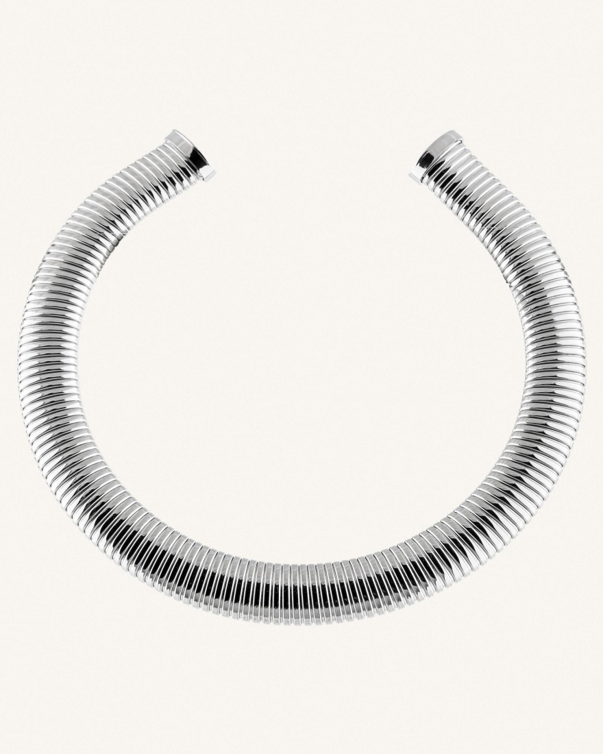 Κολιέ Τσόκερ Ribbed Franc