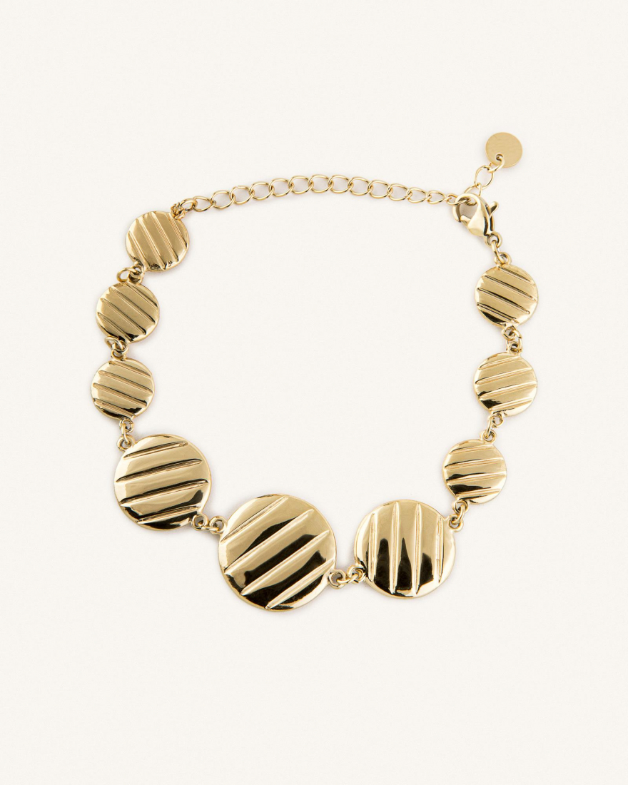 Βραχιόλι Αλυσίδα Ribbed Elvira
