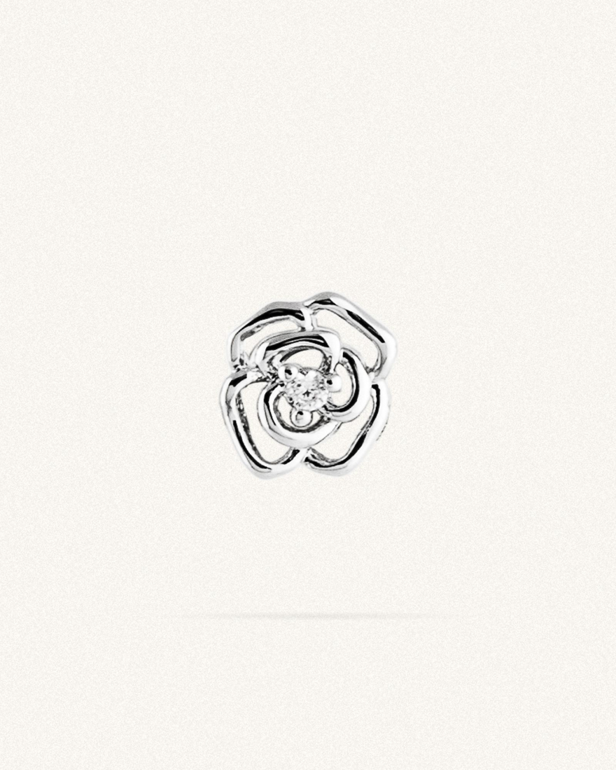 Σκουλαρίκι Καρφωτό Rose Stud