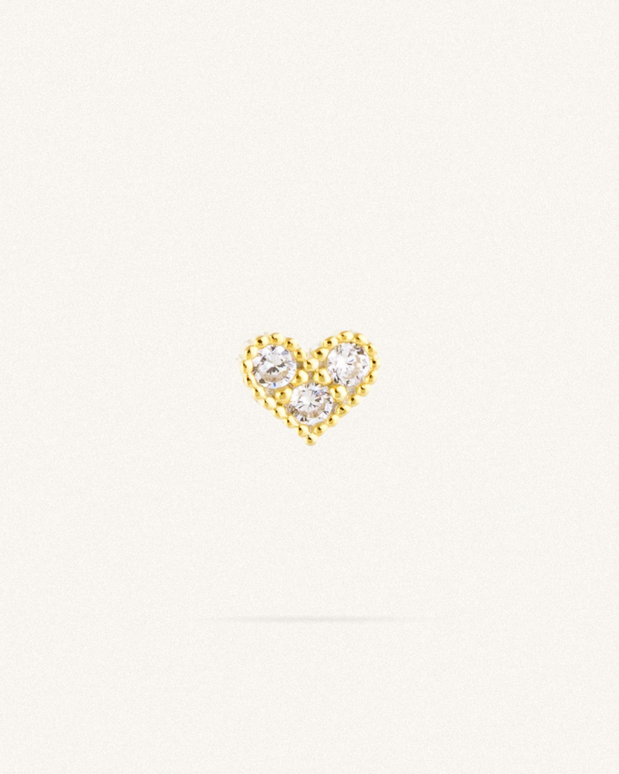 Σκουλαρίκι Καρφωτό Sterling Silver 925 Chara