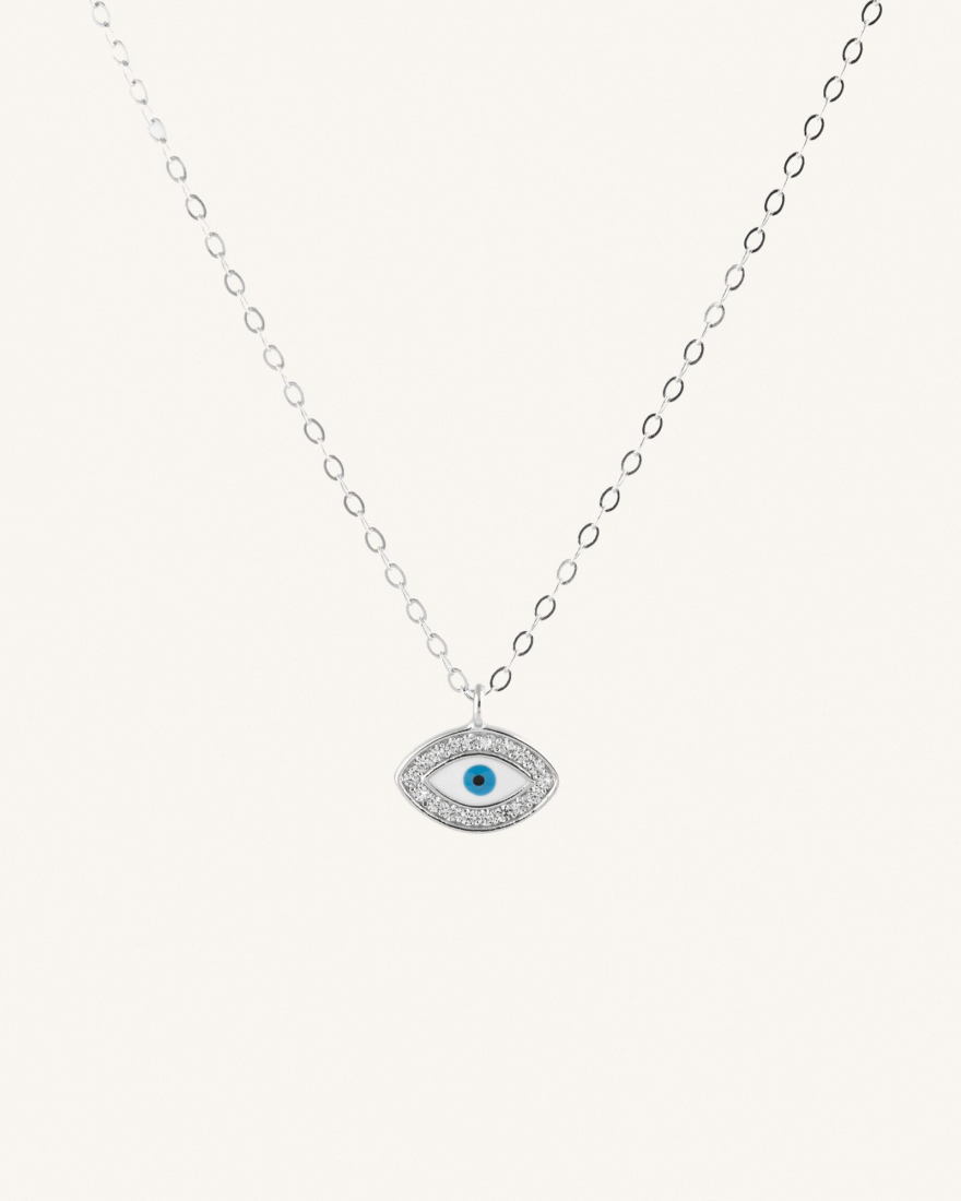 Κολιέ Με Ματάκι Sterling Silver 925 Siaka