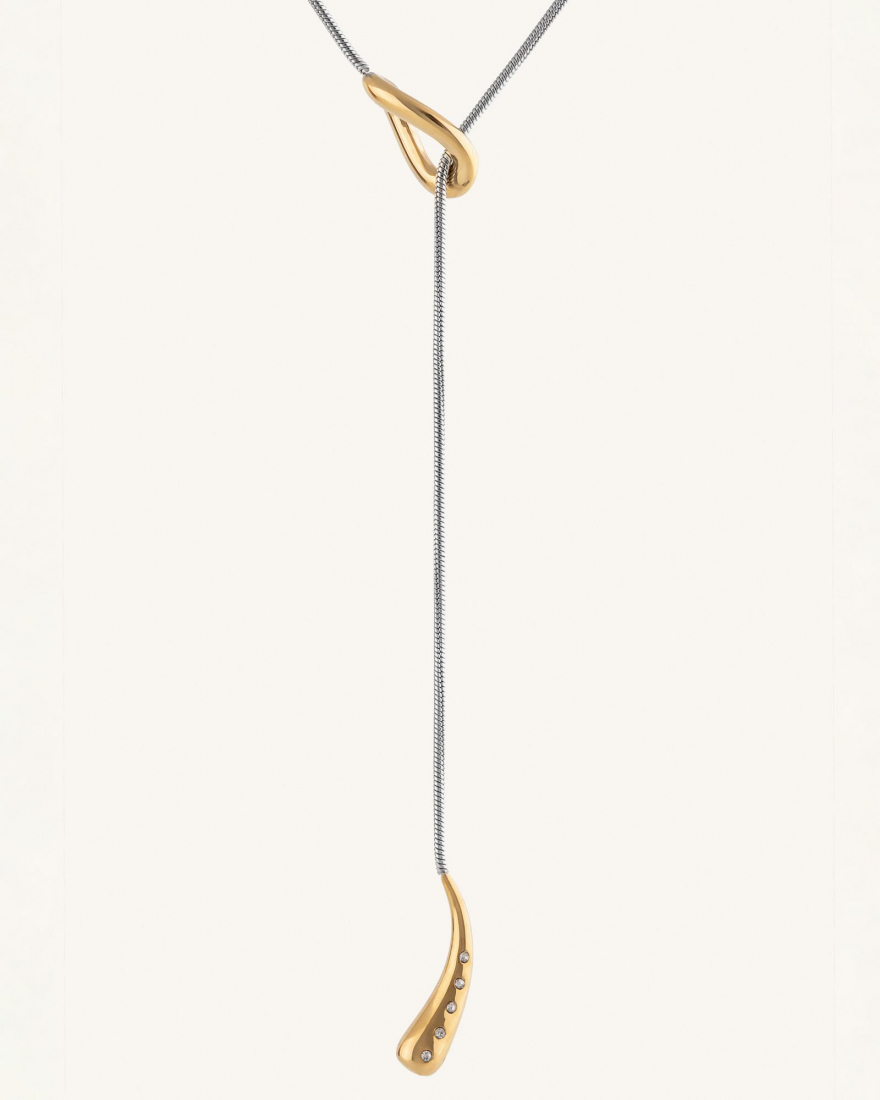 Κολιέ Γραβάτα Knot Drop