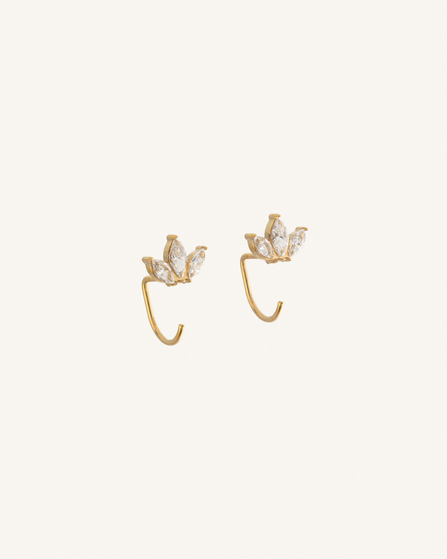Σκουλαρίκια Κρίκοι Ear Jackets Marina