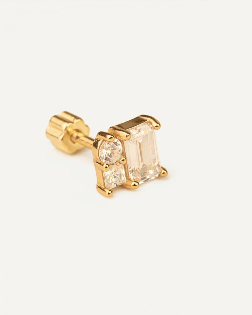 Σκουλαρίκι Καρφωτό Sterling Silver 925 Leah