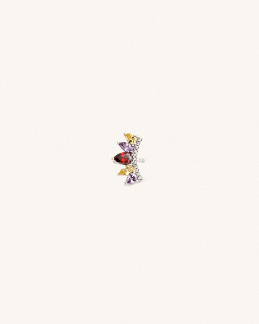 Ear Cuff Floret Μukticolour Crown