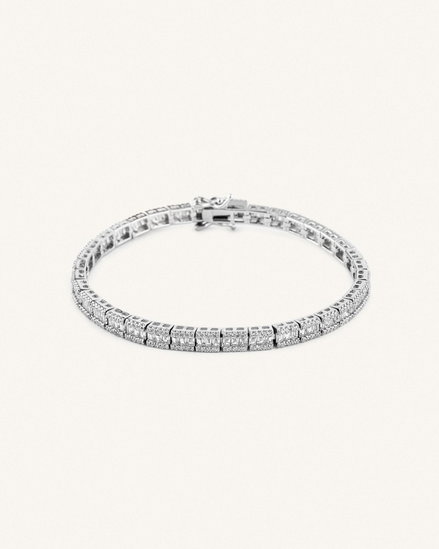 Βραχιόλι Ριβιέρα Sterling Silver 925 Dorothy (18.5 cm)